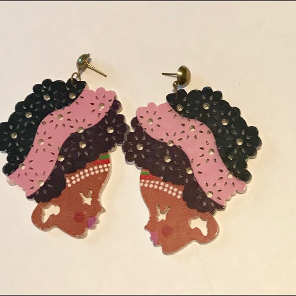 Jewelry - 3/$25 Afro Puff Cutie Earrings